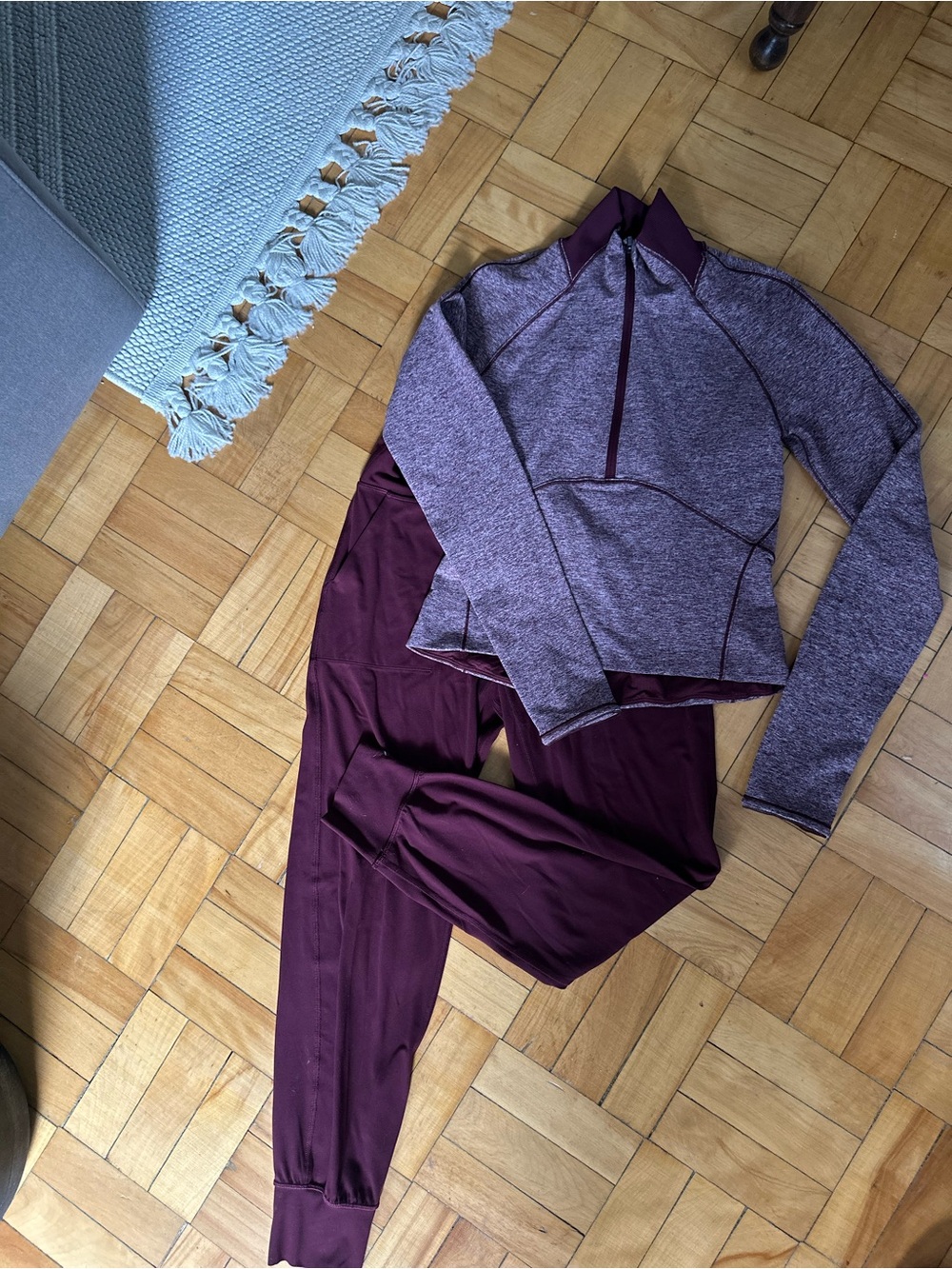 Lululemon Always Alert 1/2 Zip Nr4& Lululemon Align High-Rise Jogger NR6